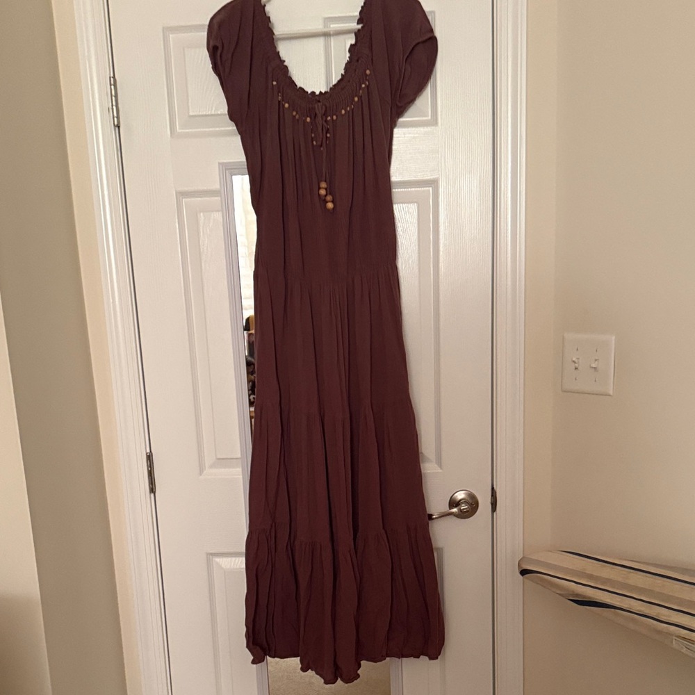 Elegant Brown Maxi Dress. ON SALE TODAY!!